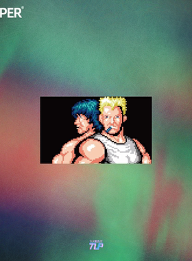 TLP反光车贴 魂斗罗Contra FC游戏KONAMI红白机射击像素版贴纸