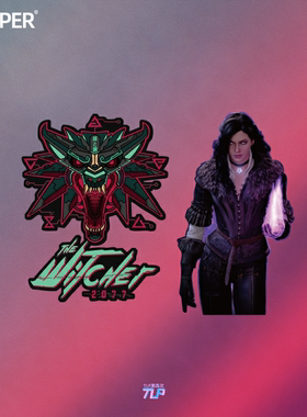 TLP反光车贴 巫师3witcher猎魔人赛博风标志叶妮芙叶奈法Yennefer