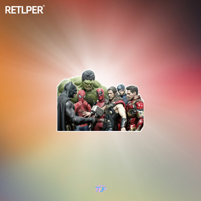 漫威雷神锤子机箱遮盖车贴TLP