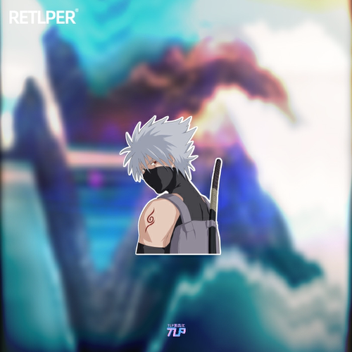 TLP火影忍者旗木KAKASHI反光车贴