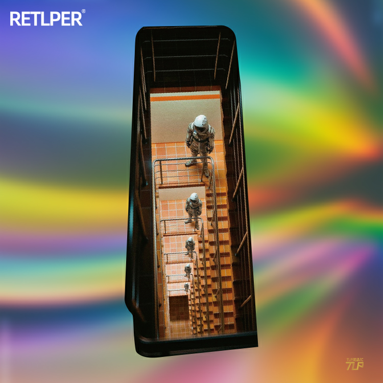 tlp反光车贴心情切片太空人平面