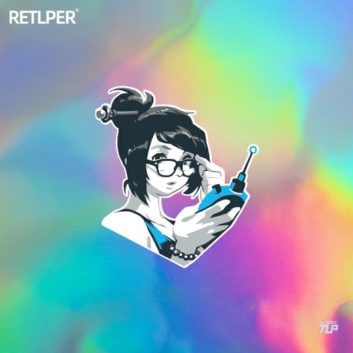 TLP反光车贴定制守望先锋喷漆涂