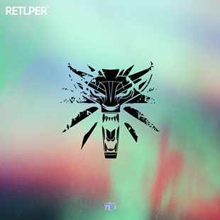 TLP镂空车贴 巫师3狂猎STEAM游戏昆特牌标志logo防水贴纸