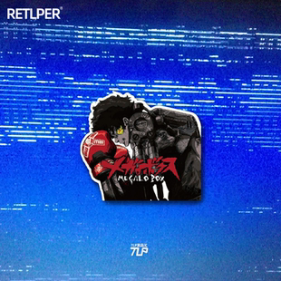 TLP反光贴 MEGALO BOX明日之丈装甲重拳JNKDOG摩托车汽车防水贴纸