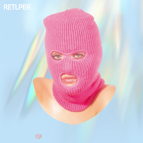 tlp反光车贴刺挠的粉色防水贴纸