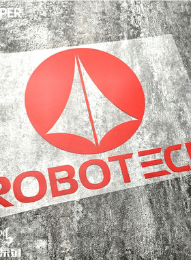 TLP镂空车贴 太空堡垒Robotech超时空要塞logo玻璃贴装饰防水贴纸