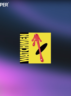 TLP反光车贴 守望者Watchmen笑匠徽章贴贴摩托车