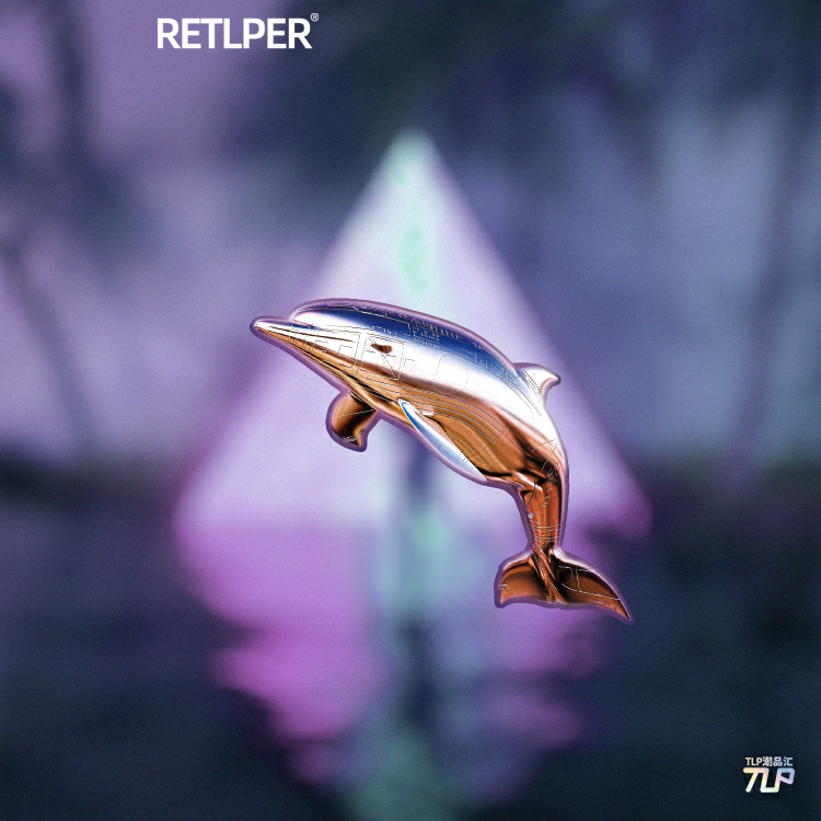 TLP反光贴纸赛博机械飞机金属