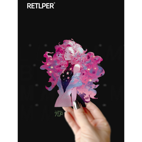 TLP反光贴原创多巴胺穿搭星光