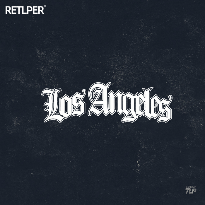 TLP镂空车贴LOSANGELES洛杉矶