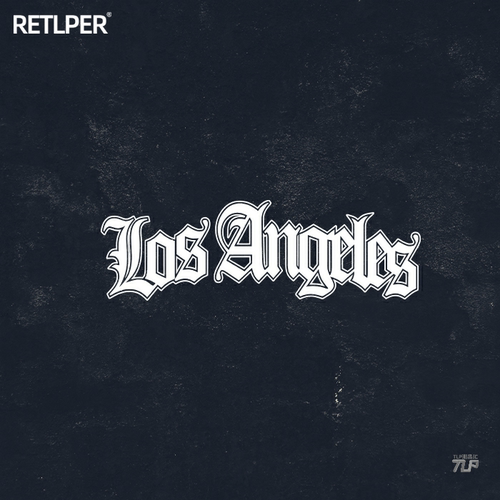 TLP镂空车贴LOSANGELES洛杉矶