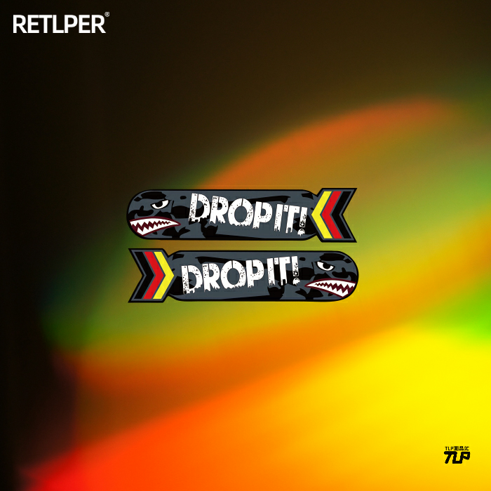 tlp反光车贴战斗机飞机涂鸦机车