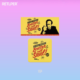 TLP反光车贴 风骚律师Better Call Saul吉米麦吉尔美剧广告名片贴