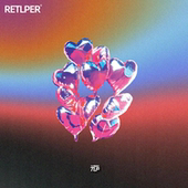 TLP镂空车贴 粉色心形气球美术生多用防水平面贴纸 心情切片系列