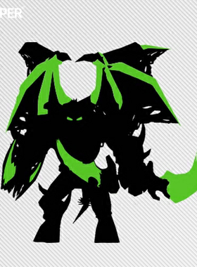 汽车车贴个性创意搞笑卡通贴纸遮划痕摩托车贴魔兽世界埃辛诺斯