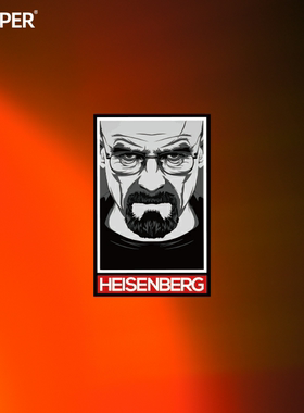 TLP反光车贴 绝命毒师Breaking Bad老白沃尔特海森伯格美剧贴纸