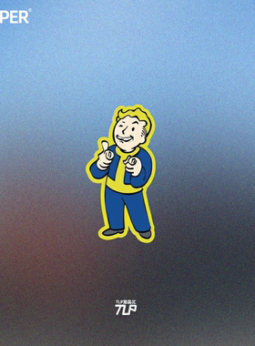 TLP反光贴 辐射小子Fallout4哔哔Vault Pip Boy 游戏防水贴纸
