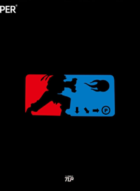 TLP镂空车贴 街头霸王街霸小白隆Ryu发气气功波波动拳游戏贴纸