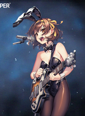 TLP镂空车贴 凉宫春日SOS团团长兔女郎God knows漆面玻璃防水贴纸