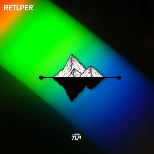 贴纸防水防晒越野山脉山水倒映