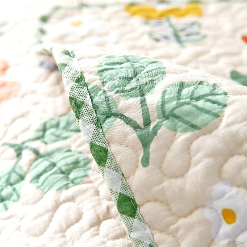 韩式碎花小清新拼接防滑全棉夹棉C机洗绗缝布艺沙发垫飘窗垫爬行,居家布艺,沙发垫,淘宝优惠券,粉丝福利购,淘宝优惠卷