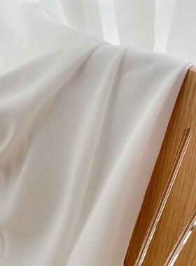 布盒子白色窗纱透光不透人客厅阳台C窗帘遮光卧室飘窗2021年新款