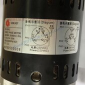 2B热风马达FM150K 原装 日东波峰焊预热区用FM150L 2日东回流焊马