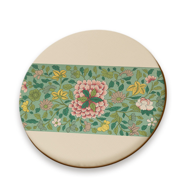 中式圆形椅垫餐椅鼓凳坐垫唐x风圈椅藤椅茶椅圆凳椅子屁股垫印花,居家布艺,椅垫,淘宝优惠券,粉丝福利购,淘宝优惠卷