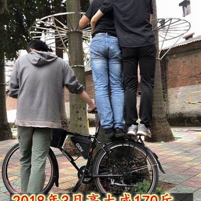 高大威山地车钢j货架 自行车钢货架 尾架 简单可靠 断裂赔全款