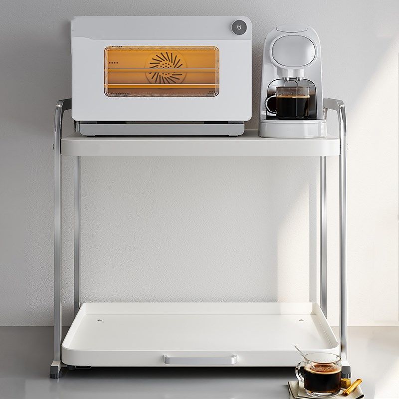 不锈钢微波炉置物架厨房放台面多A功能可抽拉式电饭煲烤箱收纳架,厨房/烹饪用具,厨房清洁/工具套装,淘宝优惠券,粉丝福利购,淘宝优惠卷