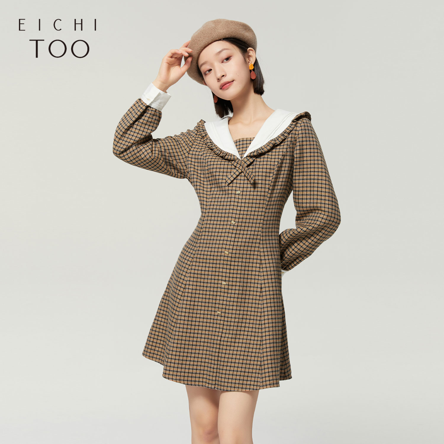 复古时尚 优雅淑女 穿着舒适