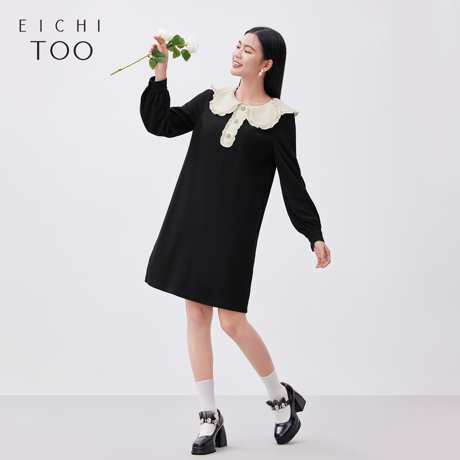 撞色设计 休闲时尚