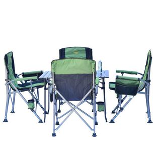 户外桌椅套装便携式野餐烧烤组合沙滩休闲桌椅自驾游装备折叠椅子