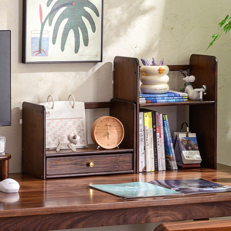 桌面书架置物架家用收纳架学生书E桌书柜小工位分层架多层整理架,收纳整理,桌面收纳盒,淘宝优惠券,粉丝福利购,淘宝优惠卷