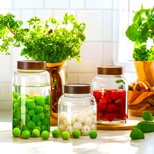 泡白酒专用密封高硼硅玻s璃高档加厚分装储存罐容器酒壶瓶大容量