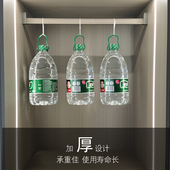 加厚防滑静音衣柜挂衣杆法兰底座衣架杆子衣整体橱柜子衣.柜挂杆