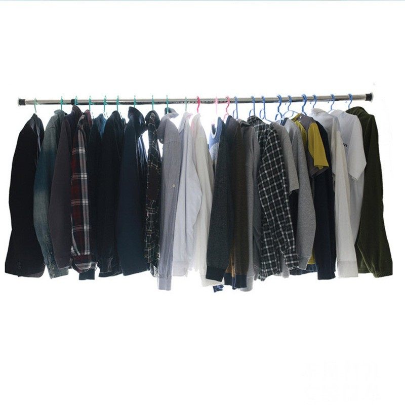 室内晒衣b杆免打孔晾衣杆浴帘杆免安装卧室撑衣杆单杆窗帘杆伸缩,居家布艺,窗帘杆/罗马杆,淘宝优惠券,粉丝福利购,淘宝优惠卷