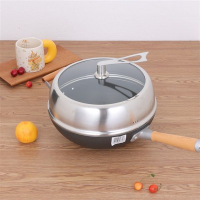 加厚304不锈钢锅盖蒸u锅锅盖32通用家用标准高拱锅盖