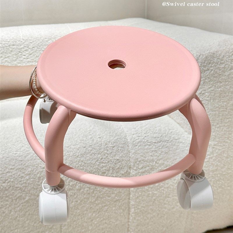 万向轮小凳子家用矮凳p客厅茶几高级感静音带轮矮凳滑轮移动换鞋,住宅家具,万向轮凳,淘宝优惠券,粉丝福利购,淘宝优惠卷