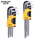 史丹利9件公制球头内m六角扳手套装 10mm 加硬S2材质工业级加长1.5