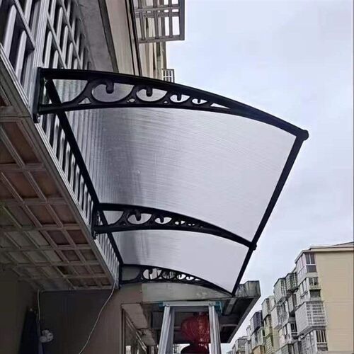 雨棚户外防雨PC雨搭透明静音z屋簷窗户阳台庭院遮阳雨蓬窗户挡板