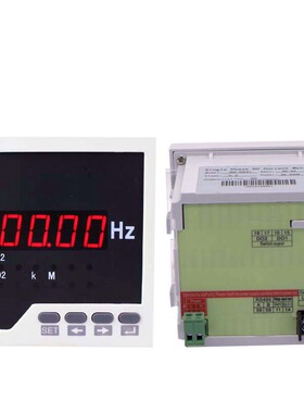 变频器频率表 数显 4-20mA 10V/50hz  9999HOZ rs485 电流电压表