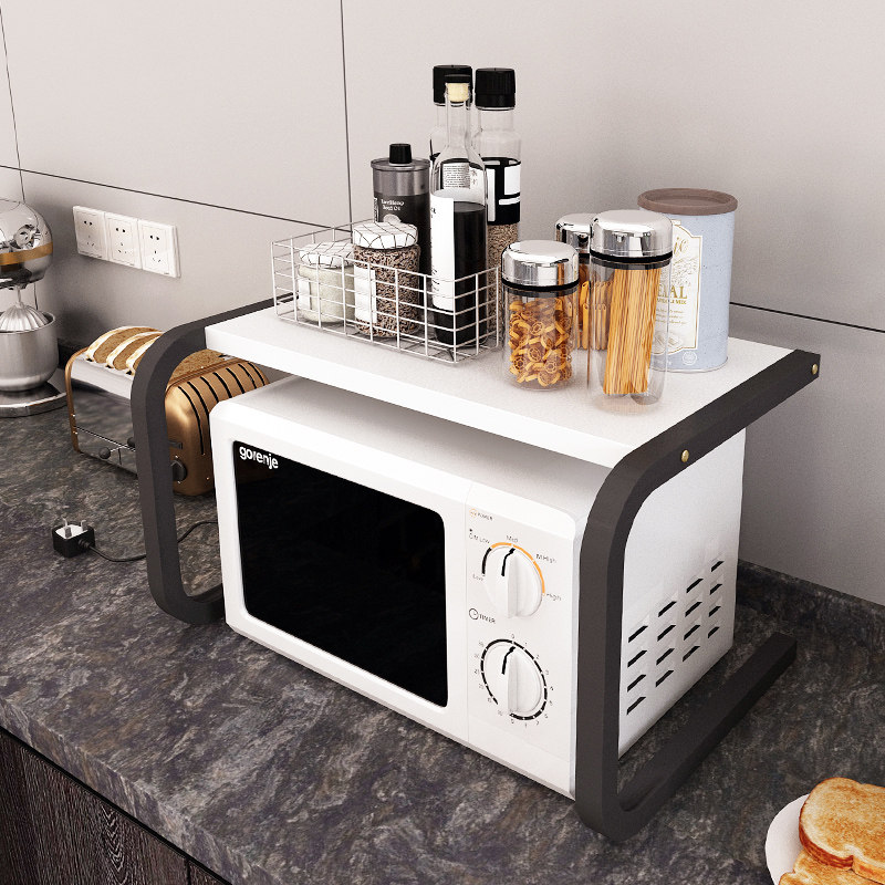 厨房置物架微波炉支架子桌台面板双层小尺L寸烤箱架迷你用品收纳,住宅家具,搁板/置物架/家用陈列架,淘宝优惠券,粉丝福利购,淘宝优惠卷