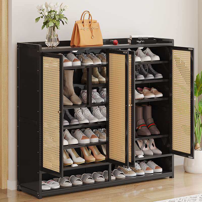 鞋柜家用门口玄关柜鞋架子大容量多层简易收纳鞋架黑色经典出租屋,住宅家具,鞋柜,淘宝优惠券,粉丝福利购,淘宝优惠卷