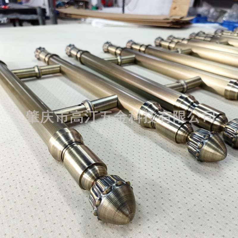 复古大门拉手铝合金门把手玻璃门拉手新中式简约别墅入户大门把手