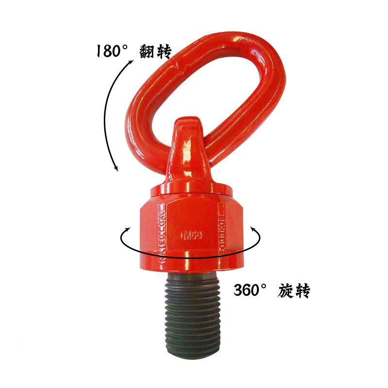 旋转环1T2吨3.1T5T5.3t8 模吊环M8M12M1M86M2 4万向吊环M具20