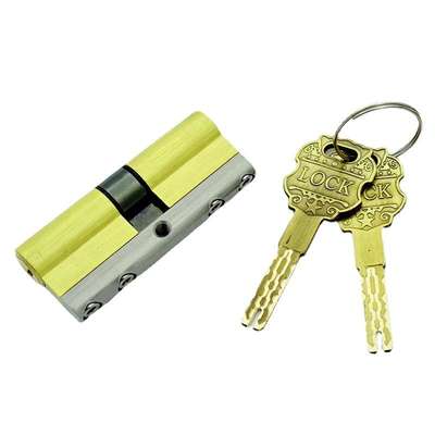 靳斯盾锌合金头多轨道锁芯新一代C级防盗门75长锁匠推荐锁具