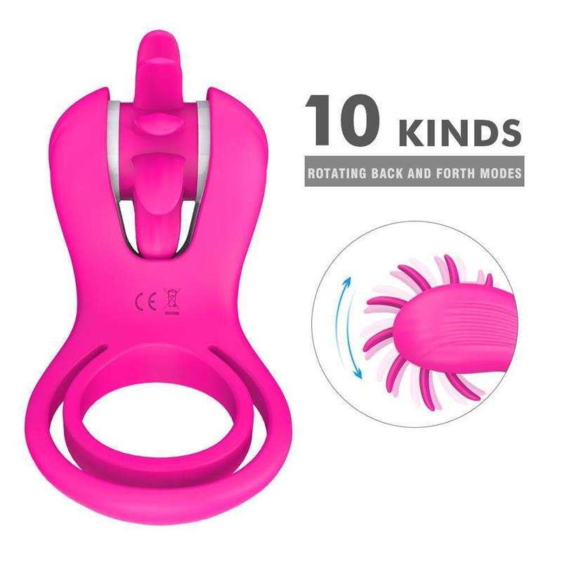 Multi-frequency delay Vibrating Penis Cock Ring sex toys