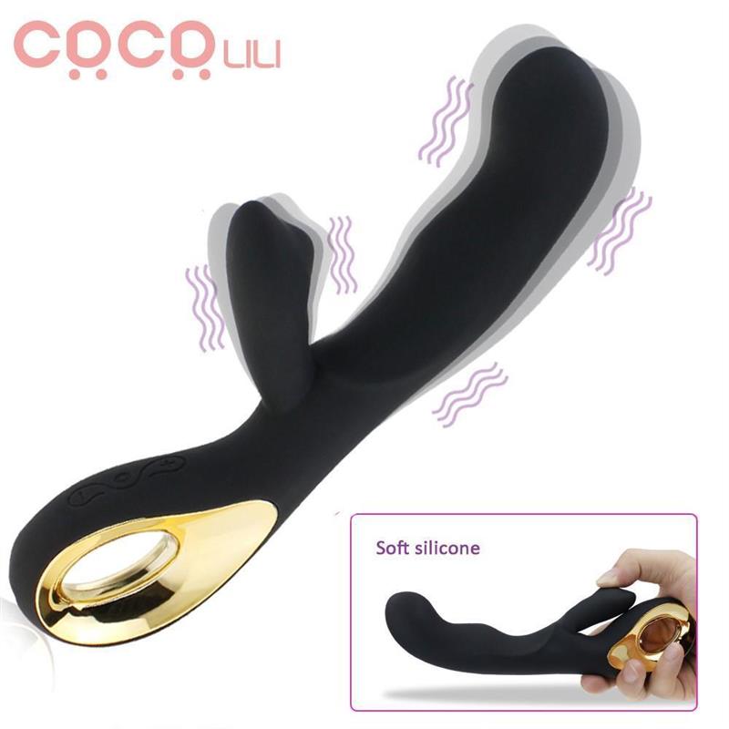 G Spot Rabbit Vibrator Adult Sex Toys for Women 10 Modes Cli