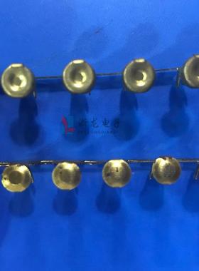 5×20保险管子端小扒端子小铜耳帽端子黄色450只CFG/卷01卷